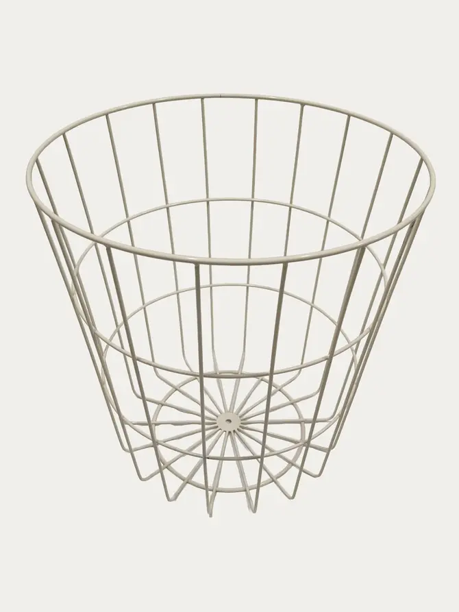 Stolik SCANDI kremowy z kremowym blatem 41x41 cm