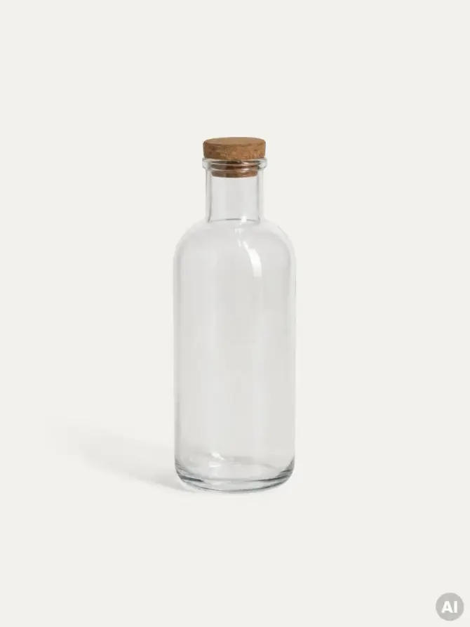 Karafka NATIA z korkiem gładka 1,5 l