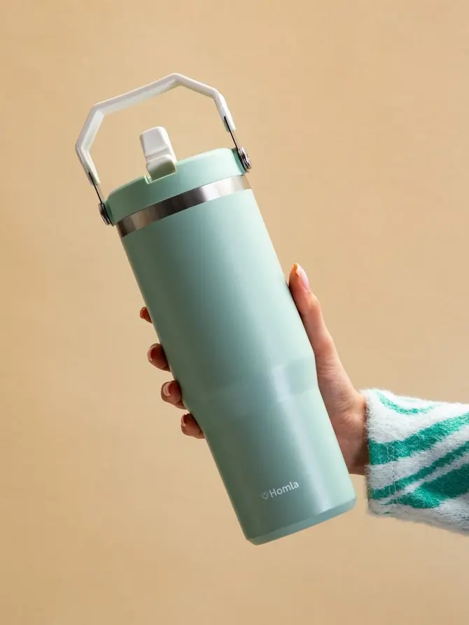 Termos NUO miętowy z uchwytem 0,9 L