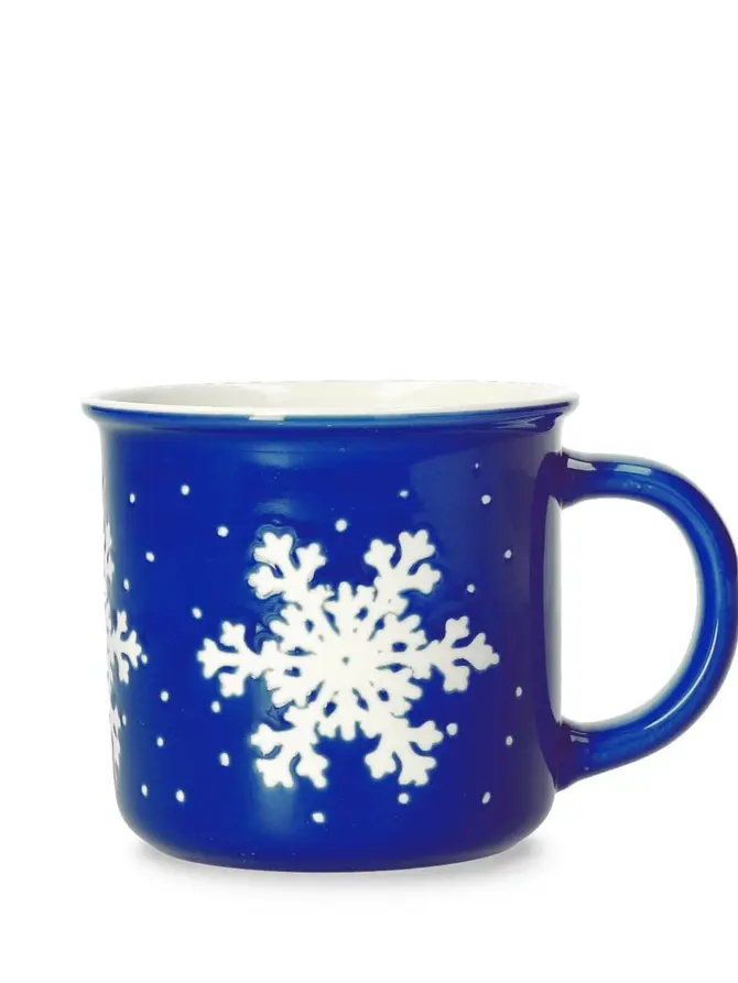 Kubek granatowy ze śnieżynką TRINKIE 0,36 l XM20 945834