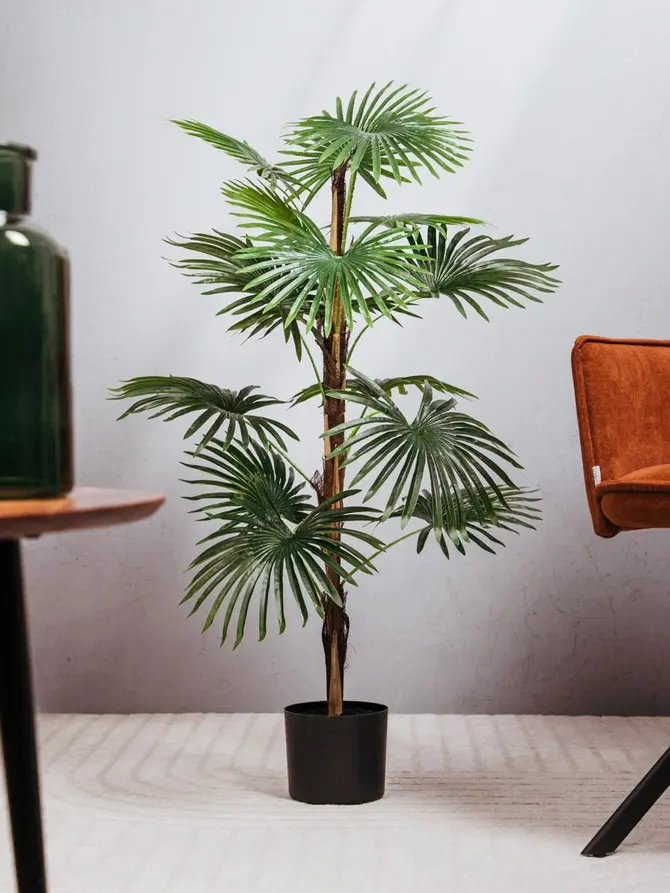 Roślina sztuczna TROPICAL ZONE palma niska 100 cm