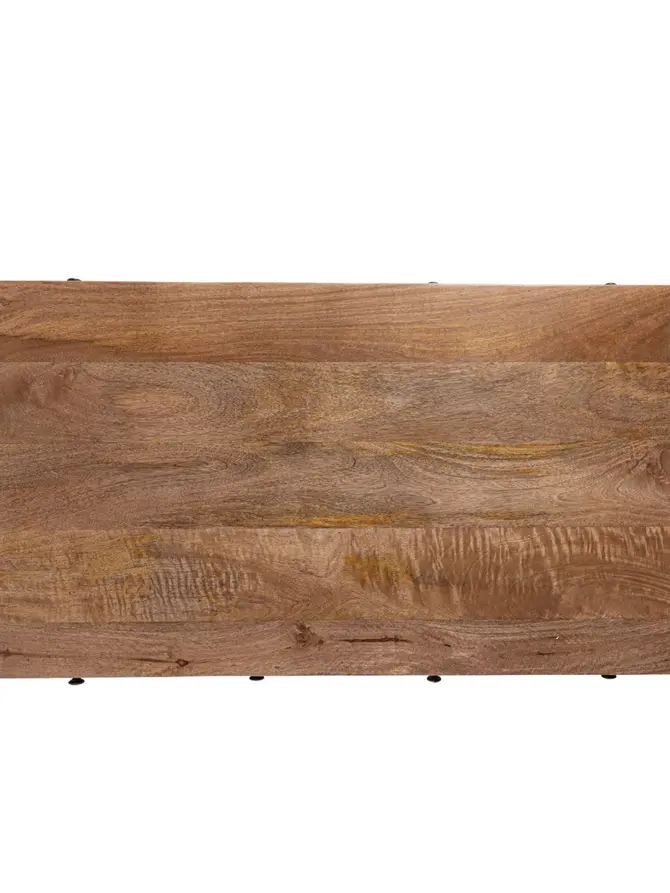 Stolik kawowy TAYO lite drewno mango 117x65x35 cm