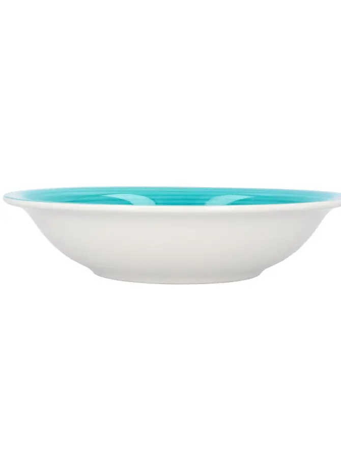 Talerz OBLAN głęboki turkusowy 21 cm