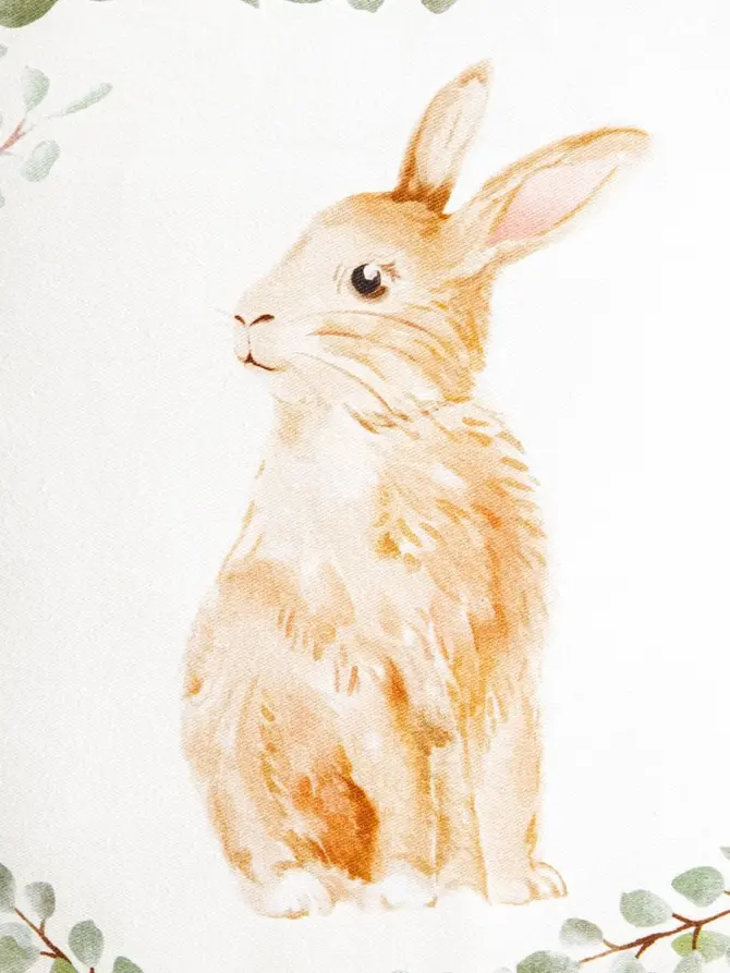 Poszewka SHEPER bawełniana z motywem królika 45x45 cm