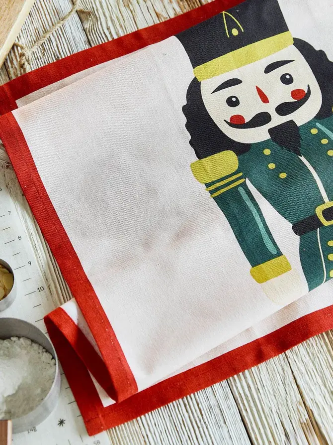 Zestaw ścierek kuchennych NUTCRACKER z dziadkiem do orzeczów 2*45x65 cm