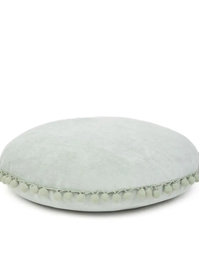 Poduszka ESLOV pistacjowa okrągła 40 cm