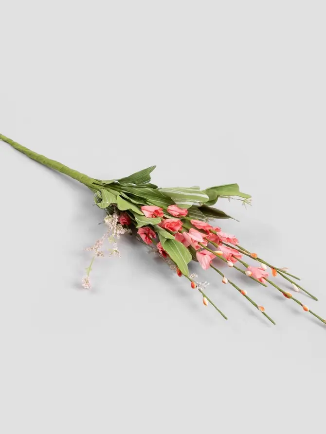 Gałązka sztuczna TAMY jasnoróżowa 62 cm