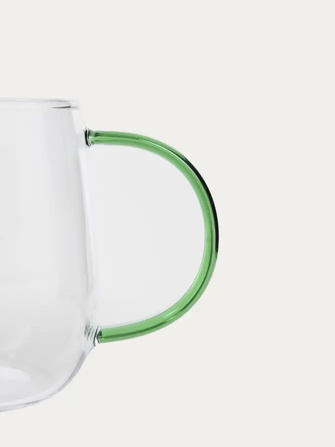 Szklanka ARTEZA ze stokrotką w środku 0,4 l