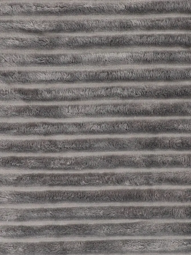 Koc PASK w wytłaczane paski szary 150x200 cm