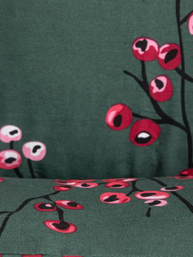 Pościel HOLLYBERRY bawełniana w świąteczny wzór 220x200 + 2*70x80 cm