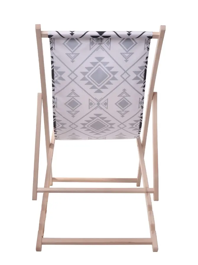Leżak AZTEC drewniany 58,5x71x100 cm