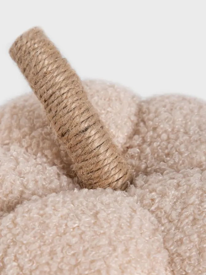 Dynia PUMPKIN pluszowa beżowa 22x12 cm