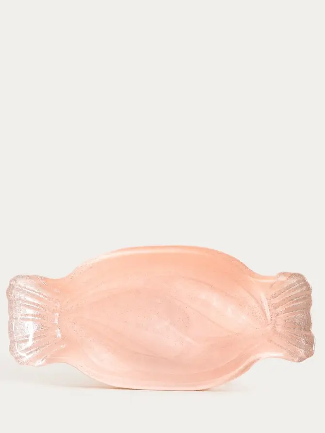 Talerz FAROS w kształcie cukierka z błyskiem 21 cm
