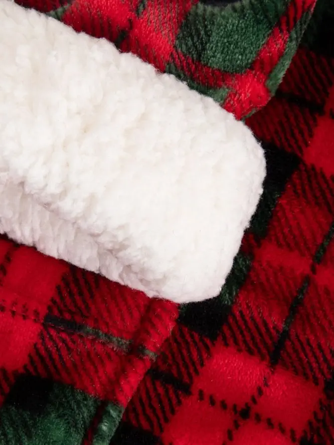 Szlafrok TARTAN w kratę S/M