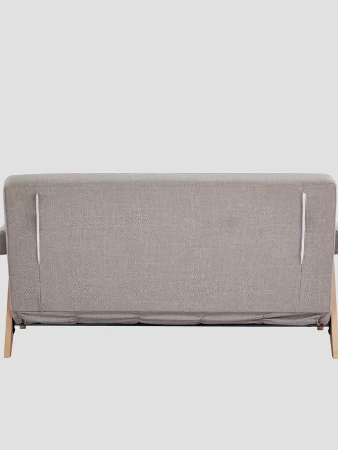 Sofa CALORE 2-osobowa, z funkcją spania beżowa 157x90x82 cm