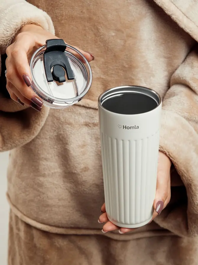 Kubek termiczny TOLEO biały 0,5 l
