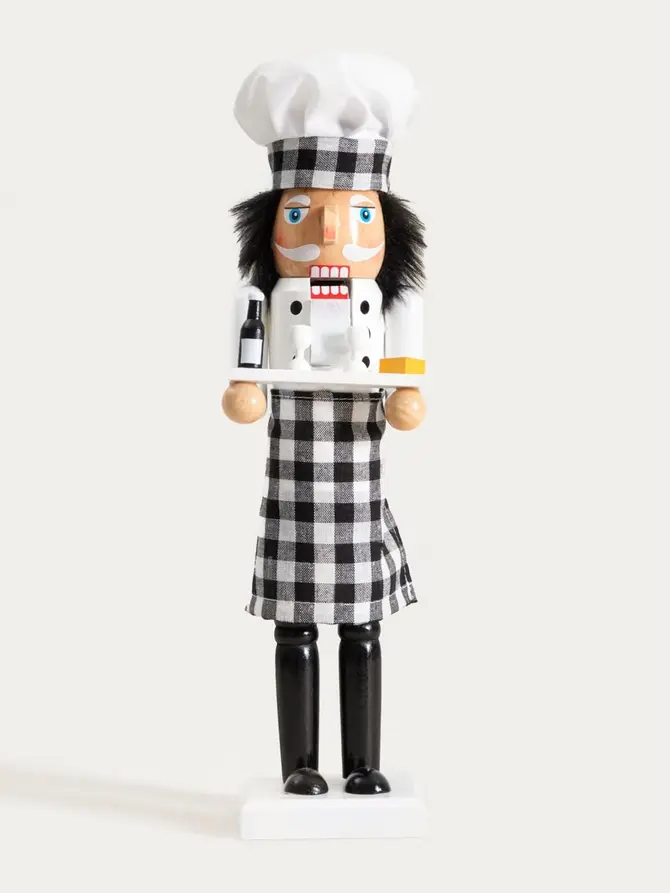 Figurka NUTCRACKER dziadek do orzechów z winem 38 cm