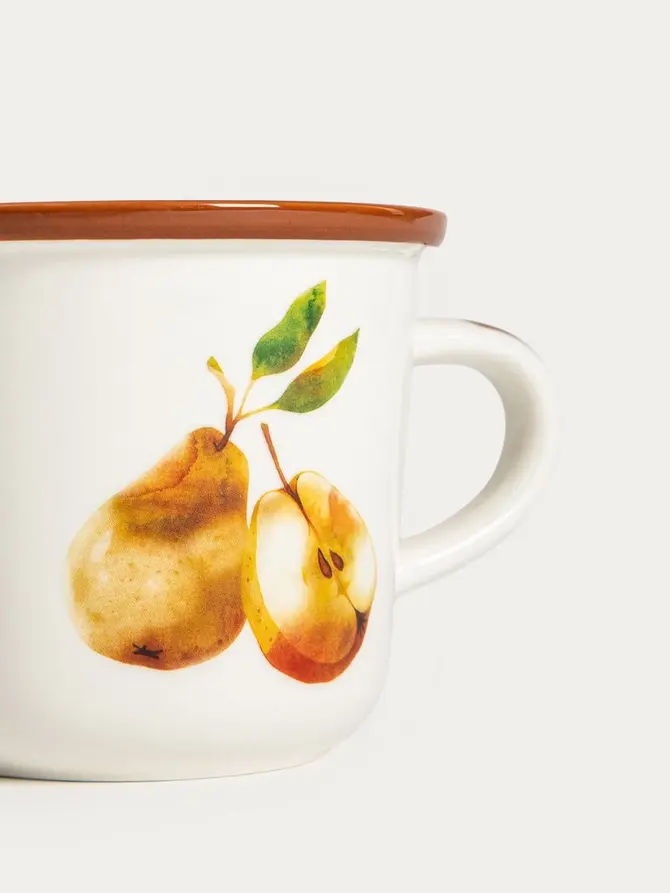 Kubek SKORD porcelanowy z gruszkami 0,3 l