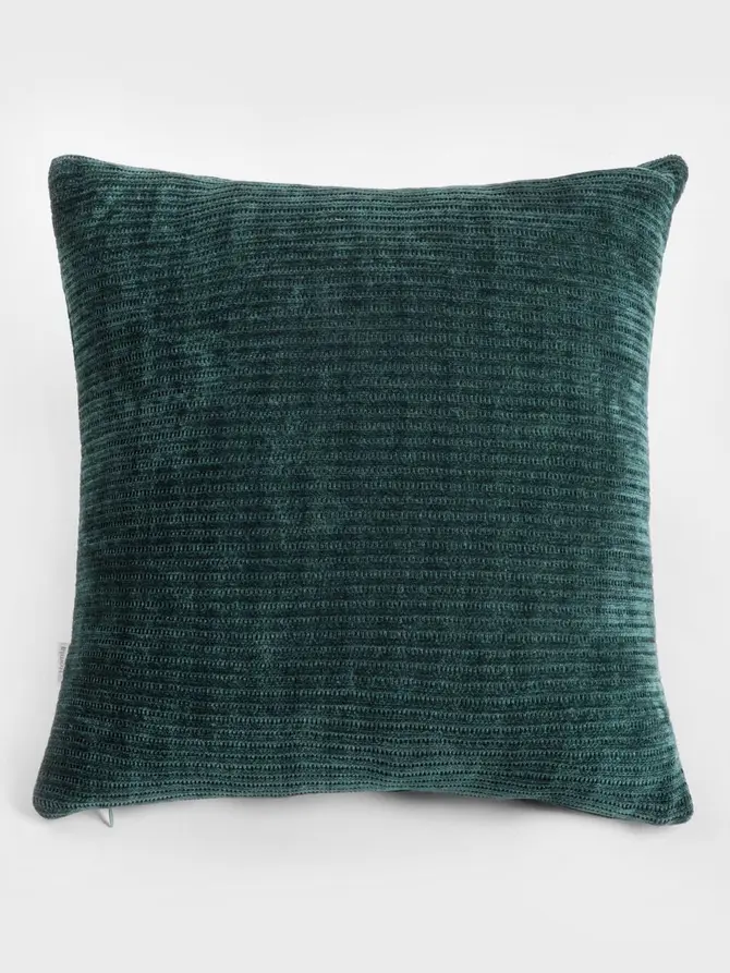 Poszewka CHENILLE szenilowa zielona 45x45 cm