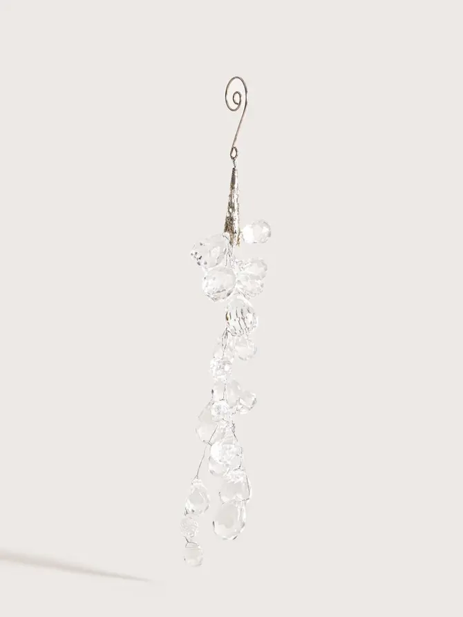 Zawieszka BIJOU transparentne kryształki 35 cm