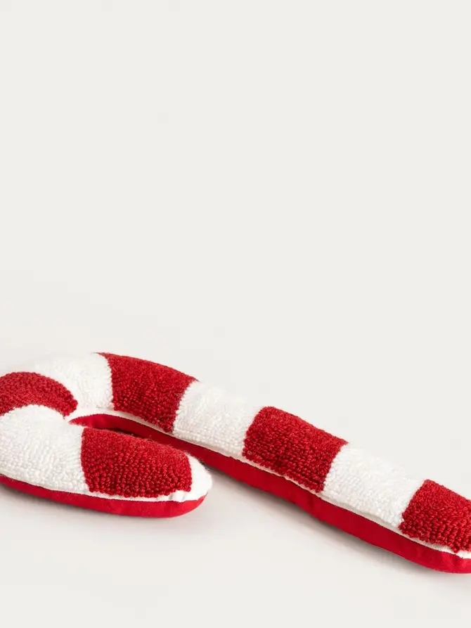 Poduszka CANDY CANE w kształcie laski cukrowej 30x55 cm