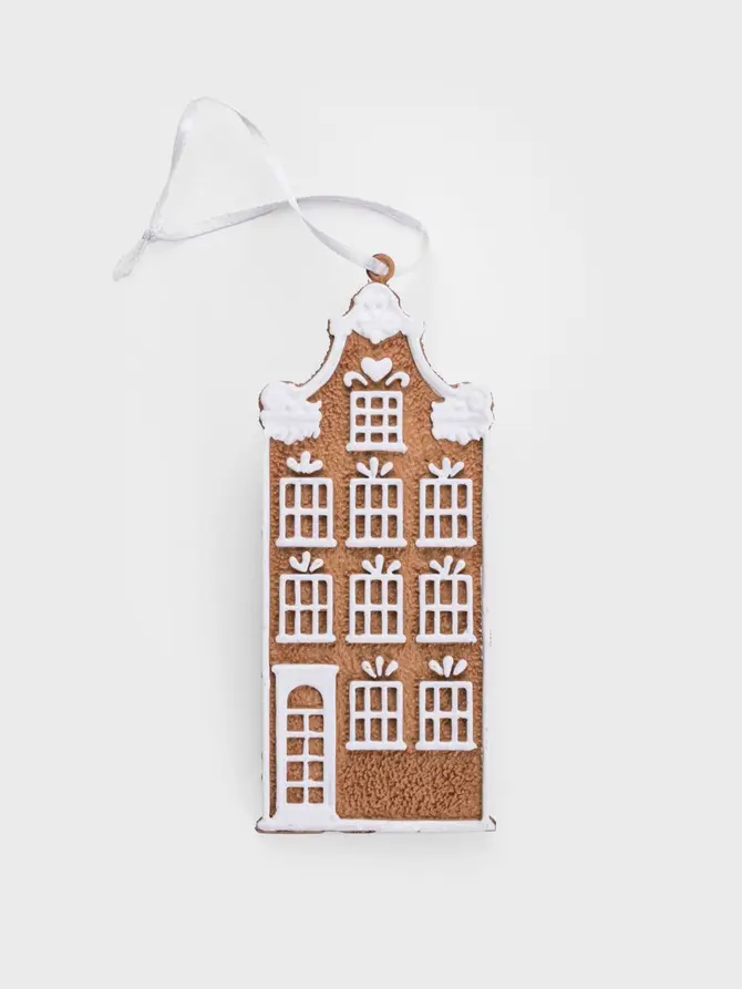 Zawieszka CREMO domek ciastkowy z białym dachem 5x1x12,6