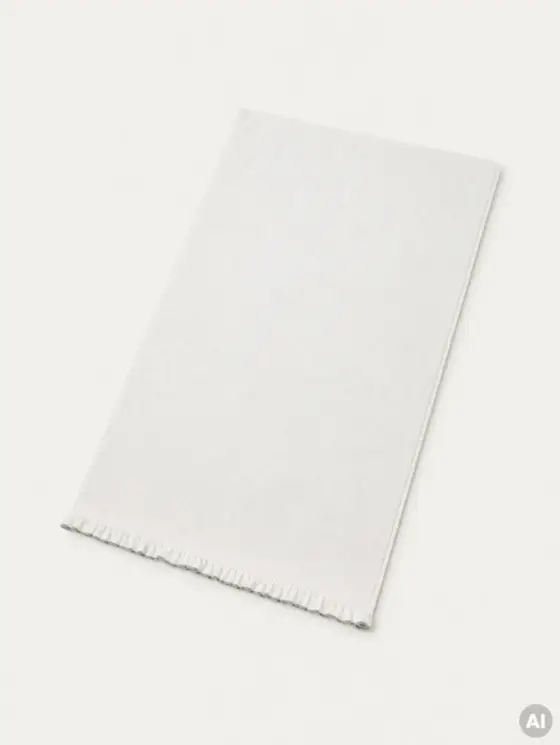 Ręcznik SANTO z ozdobnym pistacjowym haftem 70x130 cm