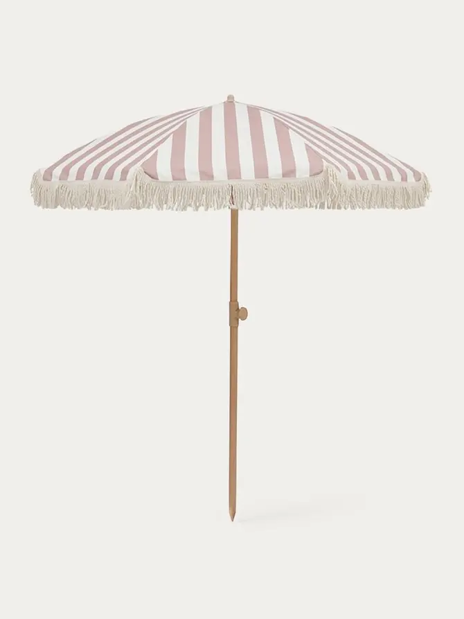 Parasol SUNNY ogrodowy/plażowy beżowy z ochroną UV 180x214 cm