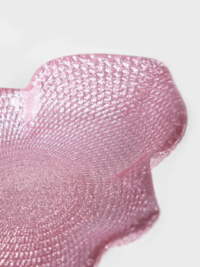 Talerzyk BLITS choinka różowa duża 20 cm