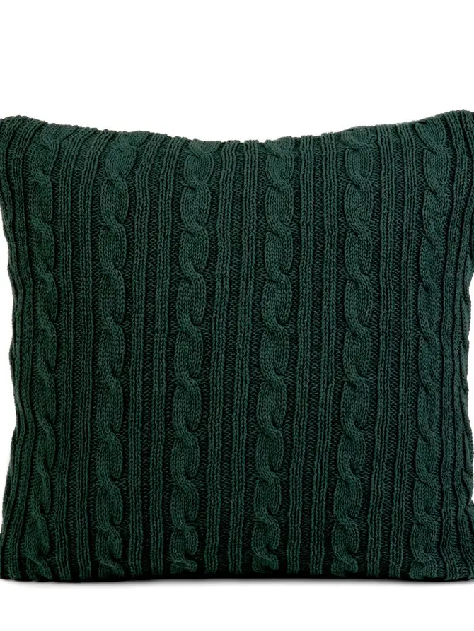 Poszewka NEW MJOLBY poszewka dzianinowa zielony 45x45 cm