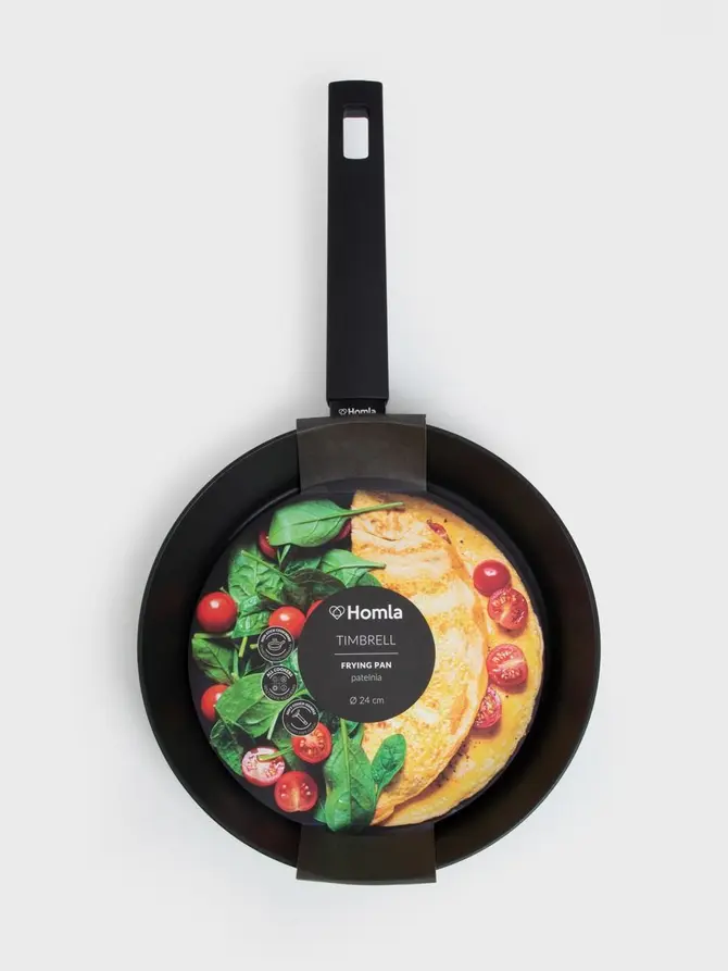Patelnia TIMBRELL czarna 24 cm
