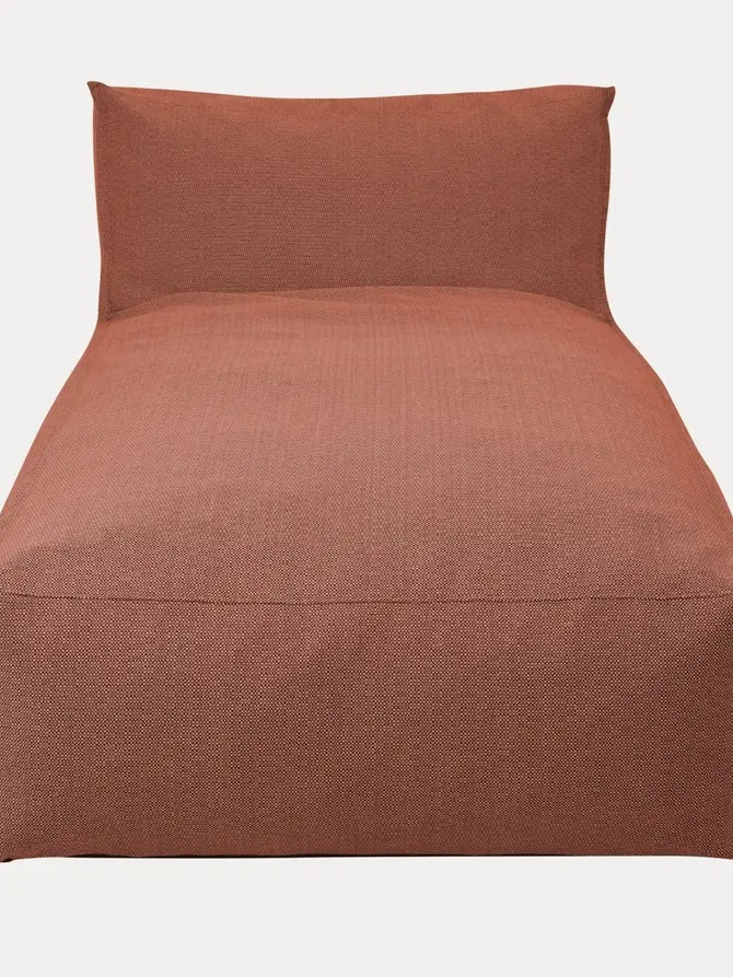 Leżanka BAGSY ceglasta 95x175x80 cm