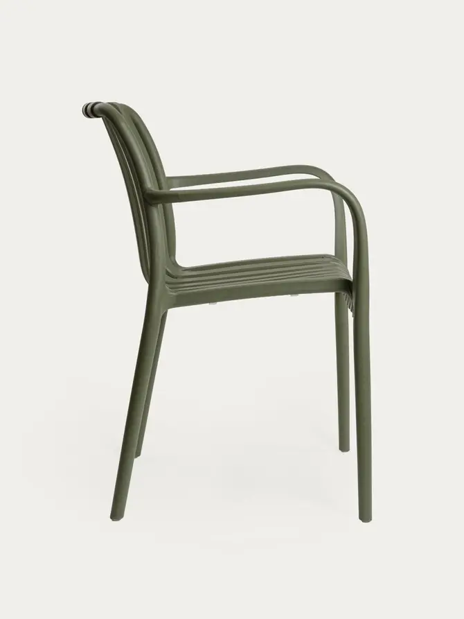 Krzesło VALORO ogrodowe zielone 56x57x81 cm
