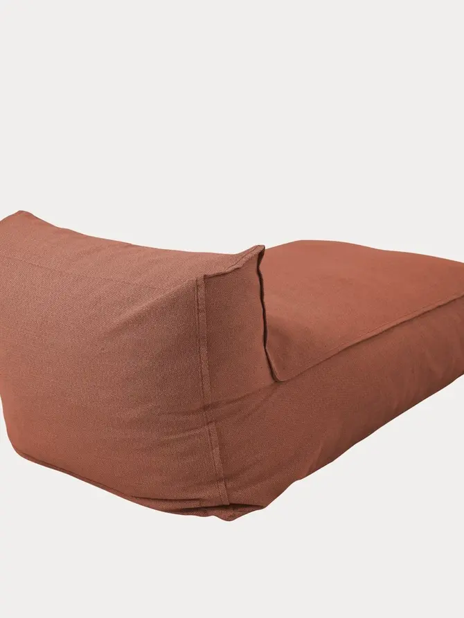 Leżanka BAGSY ceglasta 95x175x80 cm