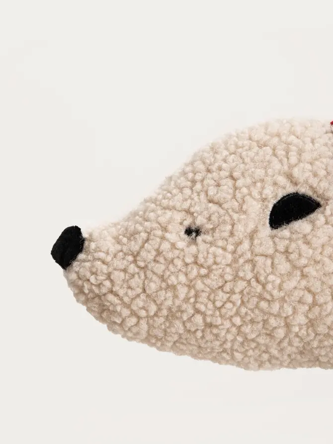 Poduszka BEARY niedźwiedź polarny 62x15x36 cm