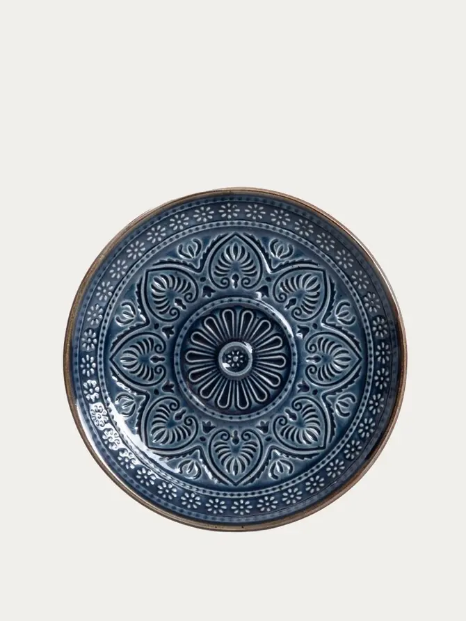 Talerz INDIE mały granatowy 15 cm