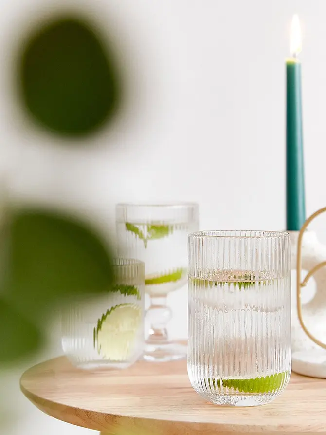 Szklanka ALESA wysoka transparentna 0,4 l
