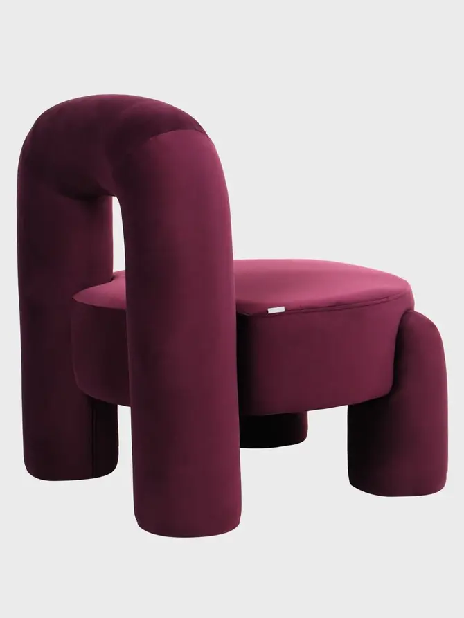 Fotel VIGGO burgundowy 73x69x80 cm