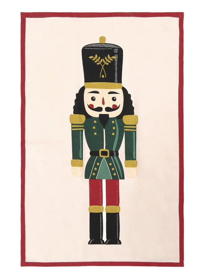 Zestaw ścierek kuchennych NUTCRACKER z dziadkiem do orzeczów 2*45x65 cm