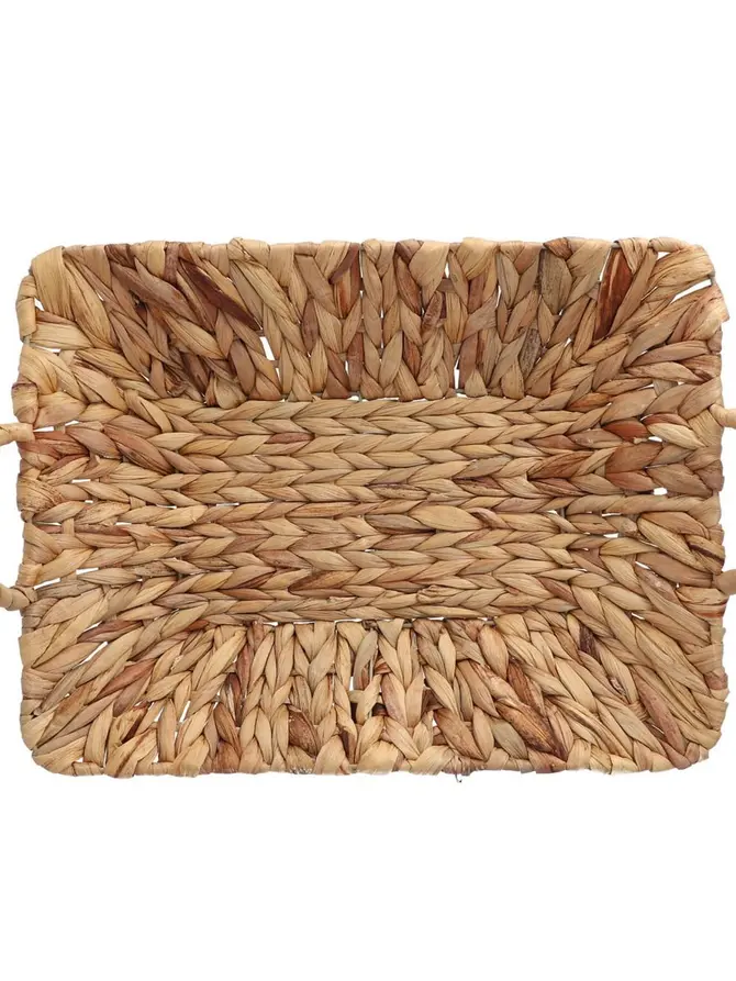 Taca HYACINTH z hiacyntu wodnego prostokątna 38x29x4 cm