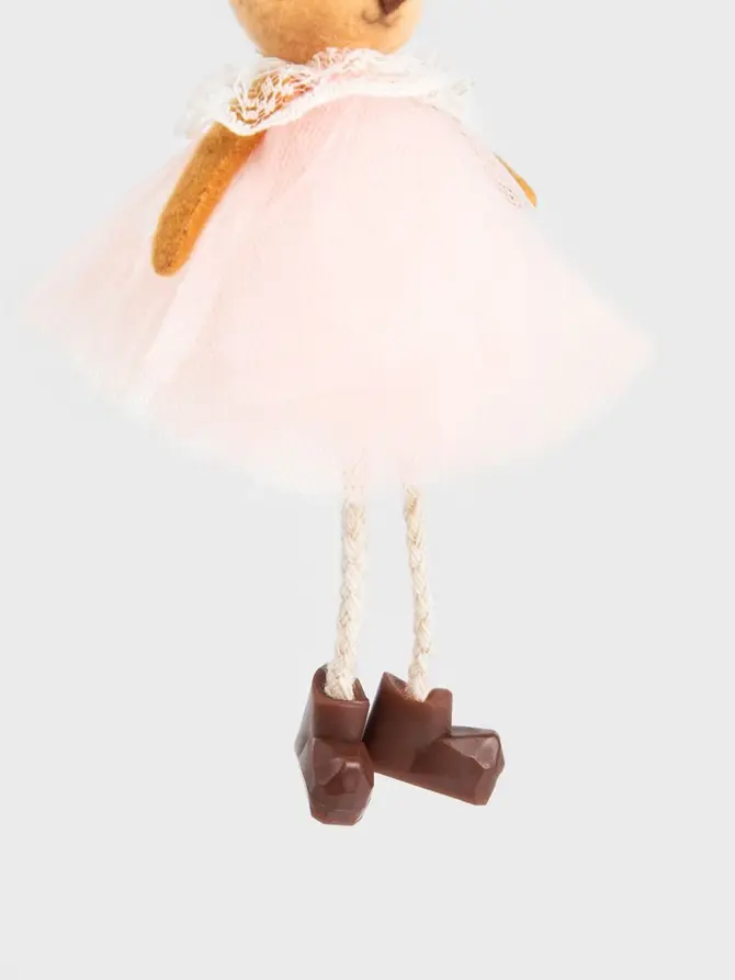 Zawieszka BALLERINA wielkanocna królik różowy 17 cm