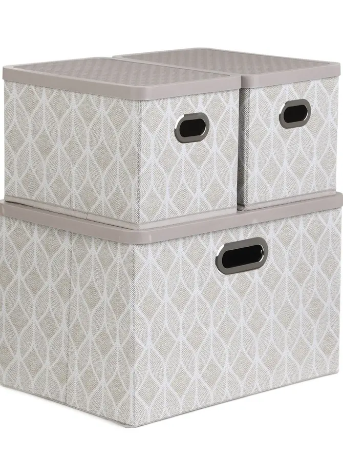 Zestaw koszy do przechowywania NOLA 3 szt. 36x26x24/26x17x17 cm