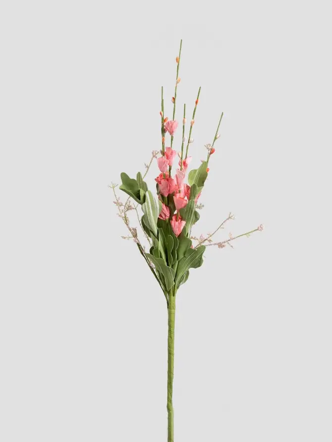 Gałązka sztuczna TAMY jasnoróżowa 62 cm