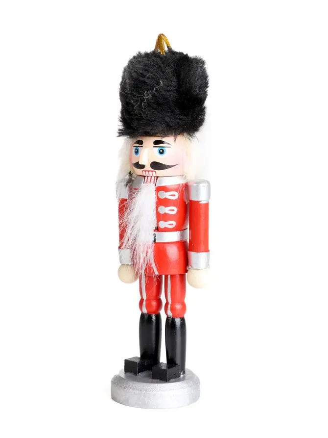 Zestaw zawieszek NUTCRACKER czerwony dziadek 3 szt. 13 cm