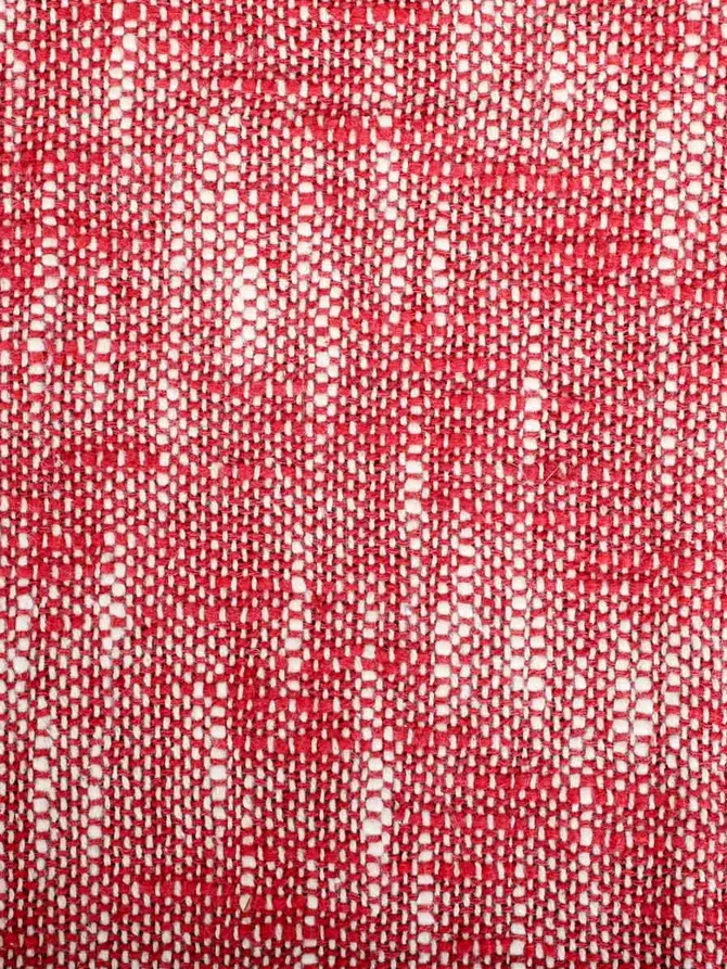 Pled NORI bawełniany z fuksjowym wzorem 130x170 cm