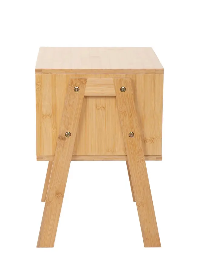 Szafka nocna SLUMBER bambusowy naturalny 42x29x42 cm