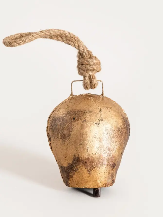Zawieszka BELLIES dzwonek złoty duży 12 cm