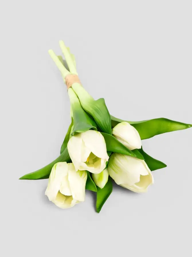 Bukiet kwiatów LITEN tulipany białe 31 cm