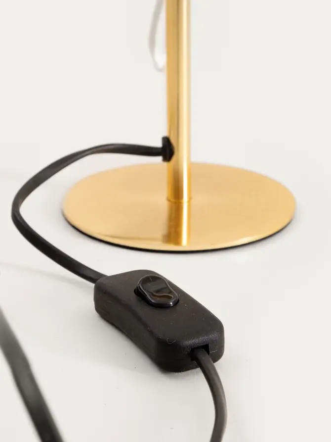 Gwiazda GALLA STAND lampka biała na złotej podstawie 45 cm
