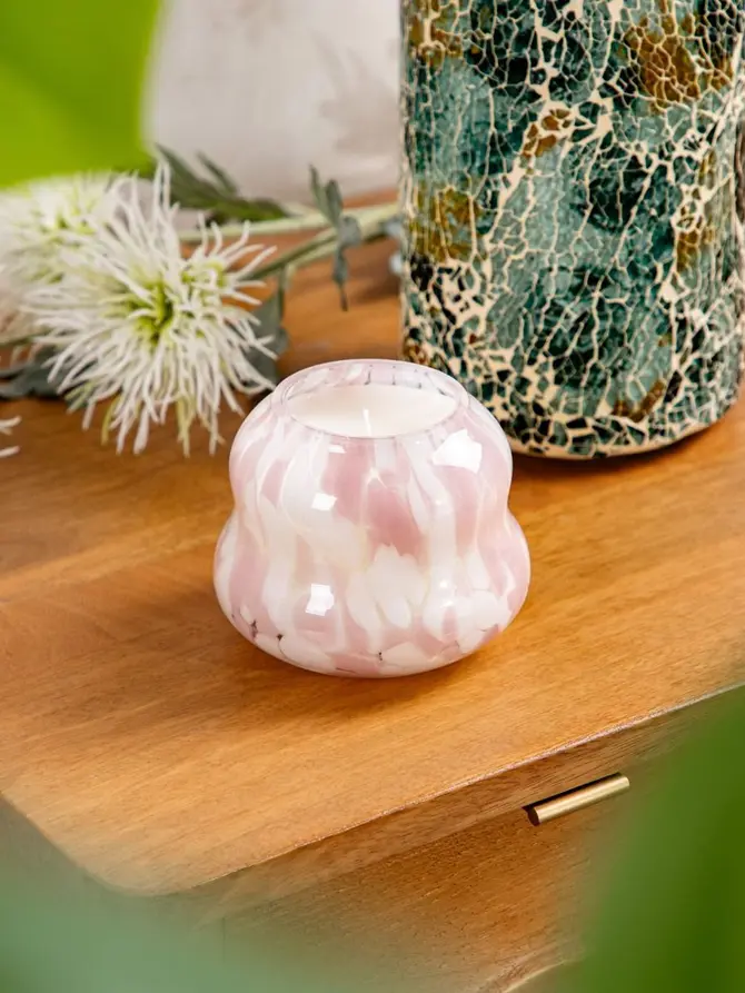 Świeca zapachowa z woskiem sojowym DREAMY PINK Berry Bouquet 280 g